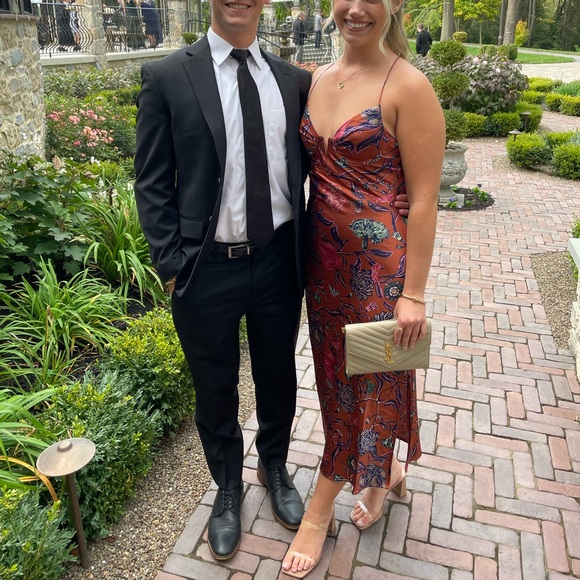 Vici Satin Midi Dress - Picture 5 of 6